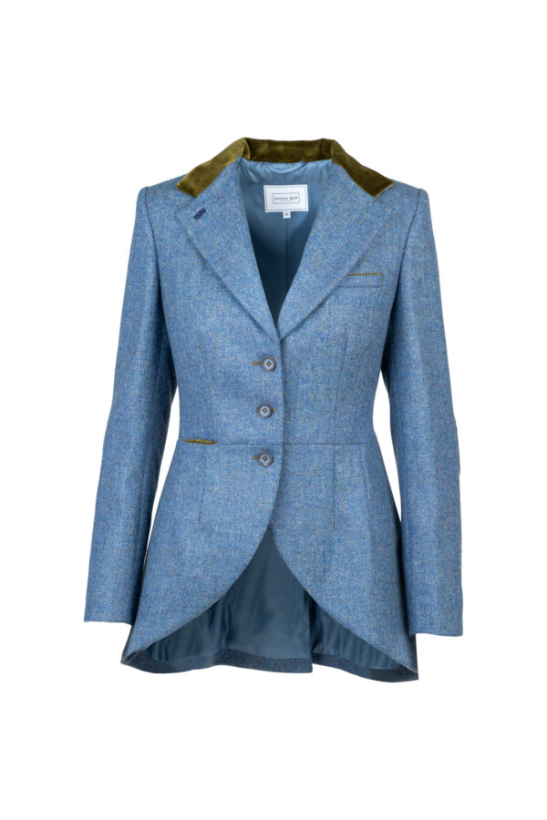 Jacke Hamburg Tweed FG Blau