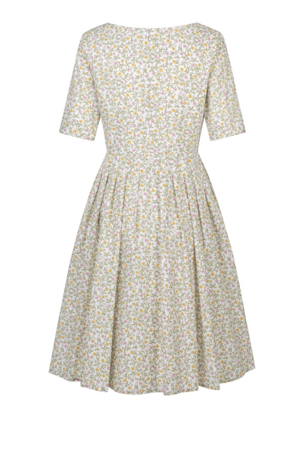 Kleid San Remo Blumendruck Gras/Rosa