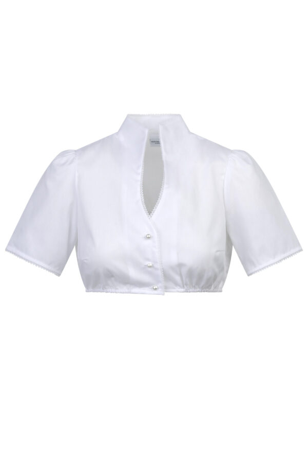 Dirndlbluse SARAH weiß Spitze