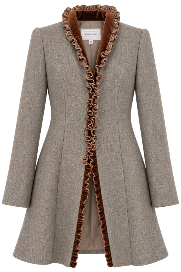 Gehrock Dolly Tweed Grau