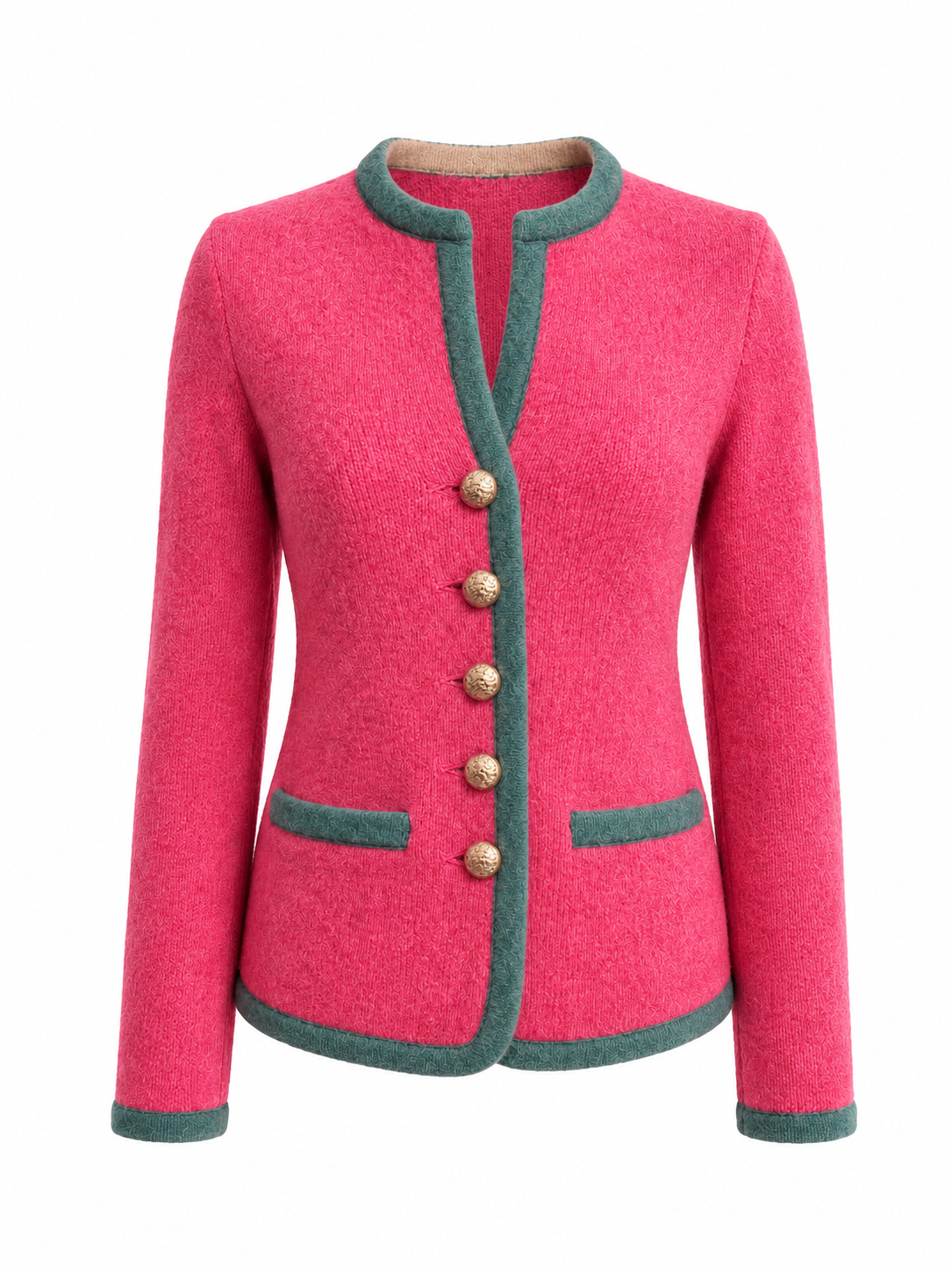 Blazerjacke Rundhals Peony