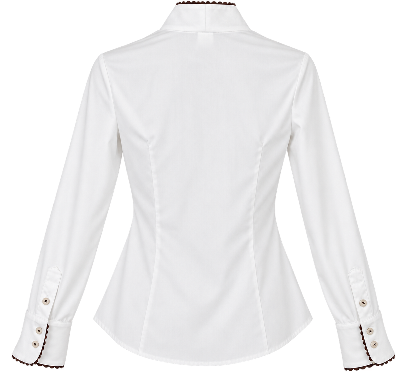 Bluse Monika Wellenborte Braun – Bild 2