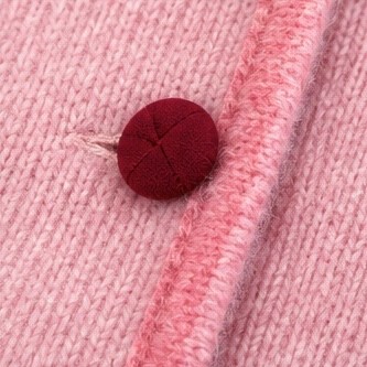 Jacke Light Rose/Sea Pink m. Perlenborte